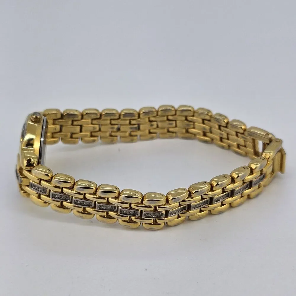 22MM Women's Watch White Dial Two Tone Bracelet‎ Band 6.5